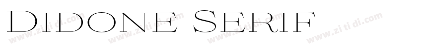Didone Serif字体转换 Didone Serif字体转换